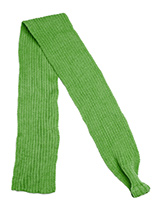 Green Knitted Scarf - Our knitted scarves can be worn in a number of ways. One end of the scarf has an opening so that it can be worn like a tie. Or it can be simply tied around the neck. But whatever way it is worn it is guaranteed to create that casual look while keeping the neck and chest warm. 