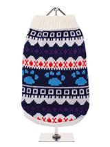White Fair Isle Vintage Sweater - We're constantly inspired by heritage designs not only from Britain but also from Scandinavia, especially when those designs are in style as they are this season. A high turtle neck and elasticated sleeves make this sweater extra cosy and the vibrant pattern will brighten up even the greyest of days...