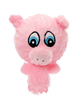 Porky the Pig Plush & Squeaky Dog Toy - The head of Porky the Pig is actually a rubber ball with a bumpy surface covered in fabric and is a great interactive toy for playing 'fetch'. He is quite robust and will stand up to a lot of chewing and biting. The rest of him is cuddly and colourful with an added squeak to entertain your pet! This...