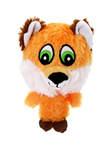 The Quick Red Fox Plush & Squeaky Dog Toy - The head of the Quick Red Fox is actually a rubber ball with a bumpy surface covered in fabric and is a great interactive toy for playing 'fetch'. He is quite robust and will stand up to a lot of chewing and biting. The rest of him is cuddly and colourful with an added squeak to entertain your pet!...