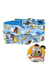 Gromit's Collar - You can be sure that our Wallace and Gromit range will raise a smile from everyone you meet on your daily dog walk because who doesn't love this dynamic duo! This distinctive look will give your dog a unique style all of its own. It is made to the same high quality as all other Urban Pup products. T...