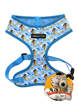 Gromit's Harness - You can be sure that our Wallace and Gromit range will raise a smile from everyone you meet on your daily dog walk because who doesn't love this dynamic duo! This distinctive look will give your dog a unique style all its own and it is made to the same high quality as all other Urban Pup products. T...