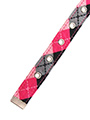 Pink Argyle Collar & Lead Set