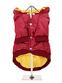 Wine Red Puffa Insulated Panel Jacket