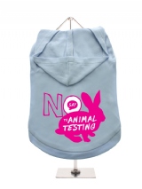 ''Say No to Animal Testing'' Dog Hoodie / T-Shirt