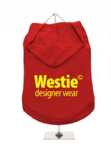 ''Westie Designer Wear'' Dog Hoodie / T-Shirt