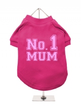 ''Mothers Day: No. 1 Mum'' Dog T-Shirt